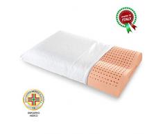 Goldflex Oreiller orthopédique orthopédique à mémoire de Forme pour cervicale, Lavable, Blanc