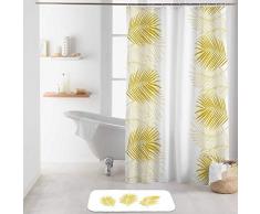 douceur dintÃ©rieur RIDEAU DE DOUCHE, Blanc, 180 x 200 CM