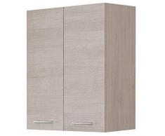 FERIDRAS Monde Double Armoire, chÃªne Clair, 30Â x 60Â x 71Â cm