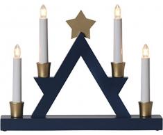 Star 271-34 Julle Bougeoir à fenêtre, Bois/, E10, Brun, 6.0 x 33.0 x 26.0 cm