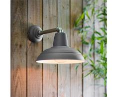 Garden Trading Southwark Applique murale en acier Anthracite