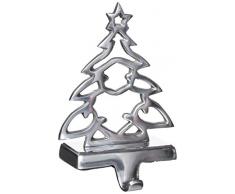 Inside Retail Cintre décoratif en métal argenté 19 x 9 x 18 cm