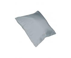 Home Maison 891008 Coussin Déhoussable Shantung Polyester Argent 40 x 40 cm