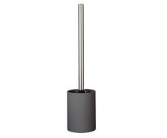 RIDDER 20034070 Brosse à WC Touch Synthétique, Anthracite, 8,5 x 8,5 x 37 cm