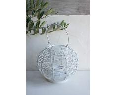 LUXE LODGE Photophore Unique Blanc