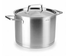 LACOR 45122 Marmite avec Couvercle, Acier Inoxydable, INOX, 22 cm