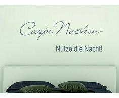 Graz Design 670074_40_080 Sticker Mural dÃ©coratif pour Chambre Ã Coucher Motif Citation Marron 110 x 40 cm