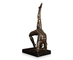 Arte Dal Mondo PA035.01 Sculpture Moderne avec Socle, Bronze, 55,5 x 25 x 20 cm