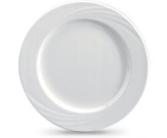 SchÃ¶nwald Plat rond en porcelaine pour femme Blanc