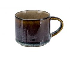 COSY & TRENDY Quintana 5950110 Tasse Ã Expresso en Porcelaine Quintana-Ambre-10 Cl