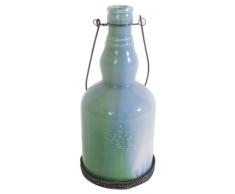 Ian Snow Lanterne Bouteille de Whisky recyclÃ©e Bleu