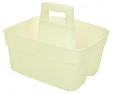 Whitefurze Plastique Pratique de Cuisine Nettoyage DIY Outil Utilitaire de Stockage Caddy Tidy-CR, crÃ¨me, 20Â x 15Â x 15Â cm