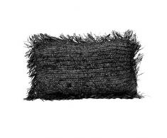Coussin Rectangulaire, 30cm x 50cm x 15cm, Noir