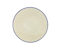 Creatable 21178, Mediterran taupe, Assiette plate 27cm Lot de 4