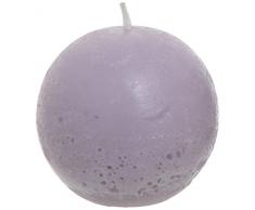 Sia Home Fashion 9 cm en cire de soja parfumée Antik Bougie boule, Aubergine P