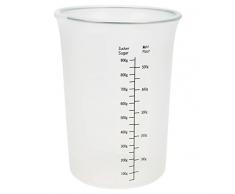 StÃ¤dter Verre doseur env. Ã 12Â cm/h 16,5Â cm SIL, Silicone, Transparent, cm