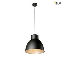 SLV Para Dome E27 PD, Suspension intérieure, Noir, Max. 150W Lampe Aluminium 0 W