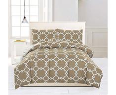 Doudou Alternative Queen en Duvet de Canard, Taupe, Full/Queen