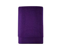 Eiffel Textile Drap Drap Plat, Coton, Violet, 100Â x 150Â x 10Â cm
