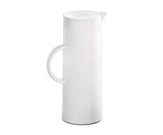 Esmeyer 305â084 Manhattan Pichet Isotherme, capacité 1 l, Plastique, Blanc, 11 x 11 x 29 cm