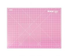Olfa RM-IC-S/Pink polyurÃ©thane Coton Tapis de dÃ©coupe Rotatif Plastique, Multicolore, 12,6 x 1 x 12 cm