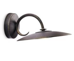 Philips Silence Lanterne Murale LED Noir et Or Brossé