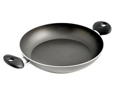 Home Joy Induction sauteuse 2 anses antiadhésive, Aluminium, Gris, 42 x 28 x 7 cm