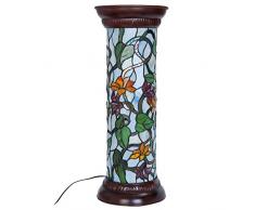 Lumilamp 5LL-5822 Lampadaire décoratif en Verre coloré à 26 x 68 cm