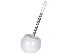 RIDDER 2113401 Brosse de Toilette, céramique, Blanc, env. 15 x 14,5 x 36,8 cm