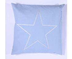 La Finesse - Housse de Coussin carrÃ©e dÃ©corative 50 x 50 cm pour la Maison en Coton pour Le Salon, Le canapÃ©, la Chambre Ã Coucher cc217, Textile colorÃ©, Taille Unique