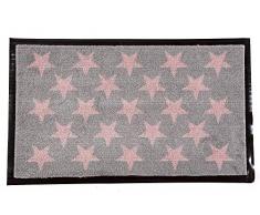 La Finesse Paillasson Nylon/PVC Noir/Gris, One