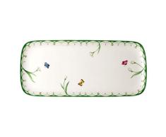 Villeroy & Boch Colourful Spring Plat Ã gÃ¢teau, Porcelaine Premium, Blanc/Multicolore