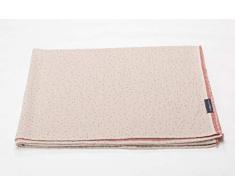 David Fussenegger Lino Plaid en Toile de Coton Rouge 135/200 2