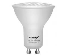 Marilux 4250454814548 4 piÃ¨ces LED Spot, Verre, GU10, 5 W, Blanc