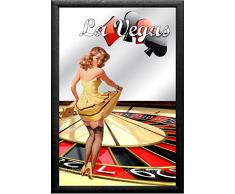 empireposterÂ -Â Las VegasÂ -Â CasinoÂ -Â RouletteÂ -Â Taille (cm), env. 20Â x 30Â -Â Miroir imprimÃ©Â -Â Descriptionâ¯:Â -Â Mural Miroir imprimÃ© avec Cadre en Plastique Effet Bois Noir -
