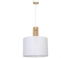 Homemania Lampe à suspension W35xd35xh80 cm Blanc