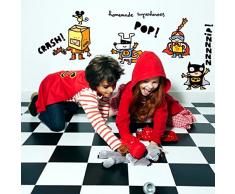 Chispum VIINF220M - Sticker décoratif, Design Homemade Superheroes, 58 x 65 cm