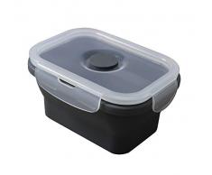 Fackelmann Lunchbox Pliable en Silicone, Gris, NC