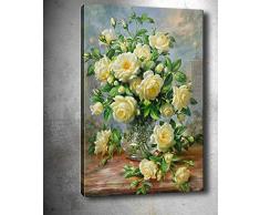 Bonamaison Peinture sur toile, multicolore, 50 x 70 cm - ConÃ§u et fabriquÃ© en Turquie