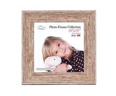 Inov8â10 x 10 cm de Large-Cadre Photo-Lot de 2 Serviettes de Toilette en Noyer