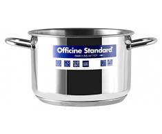 Officine Standard Sara Faitout, Acier Inoxydable, 35Â x 24Â x 16Â cm