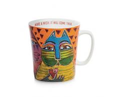 Laurel Burch Tasse en Porcelaine Ivoire Taille S