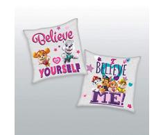 Herding Paw Patrol Coussin Décoratif, Polyester, Gris, 40 x 40 cm