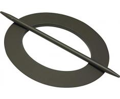 Gardinia Embrasse Ovale Marron foncé 15/18 cm, abs, 15/18 cm