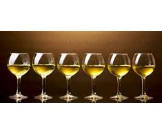 AG Design FTG 0947 Verres à vin Papier Papier Peint Photo, Multicolore, 202 x 90 cm