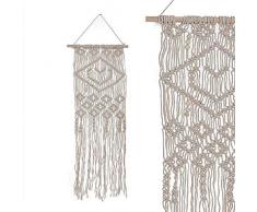 Dcasa Panneau Macramé Décorations Meubles Stickers Décoration de Maison Unisexe Adulte, Multicolore (Multicolore), Unique