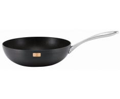 Marco Pierre White anodisé dur avec Base en cuivre Wok 30 cm