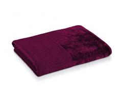 MÃVE Bamboo Luxe Serviette de Bain 80 x 150 cm, Fabriqué en Allemagne, 60% coton / 40% viscose en pulpe de bambou, Beery (Rouge)