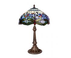 Ivintage Belle Epoque bureau 40 x 40 x 58 cm bleu