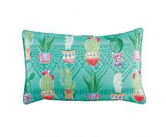 douceur dinterieur Jalisco Coussin Passepoil, Multicolore, 30 x 50 CM